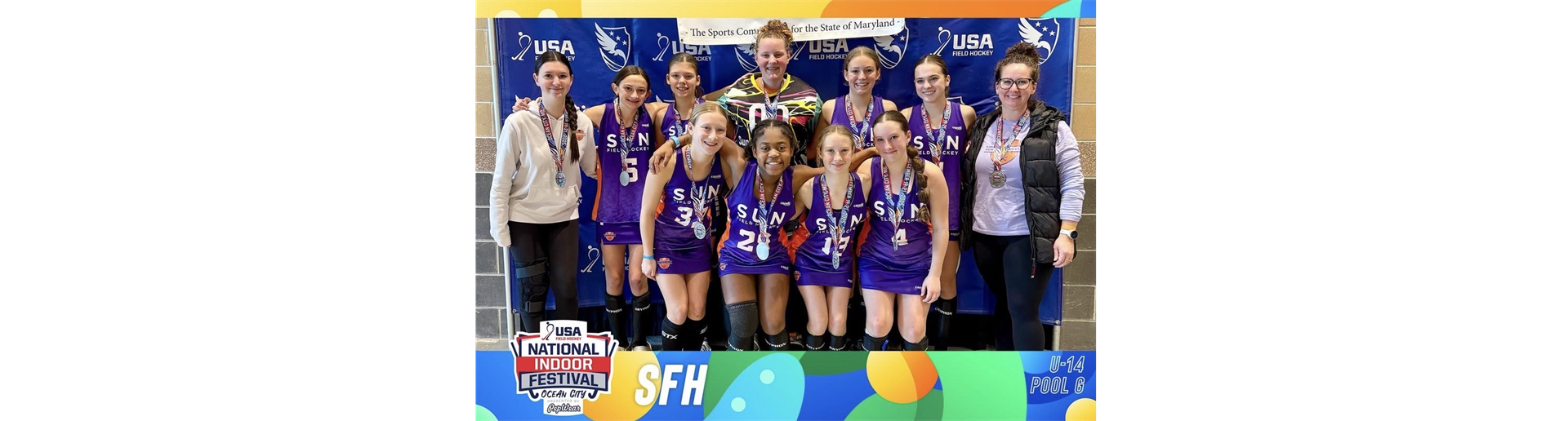 NIF Pool Champions (U14 Purple)